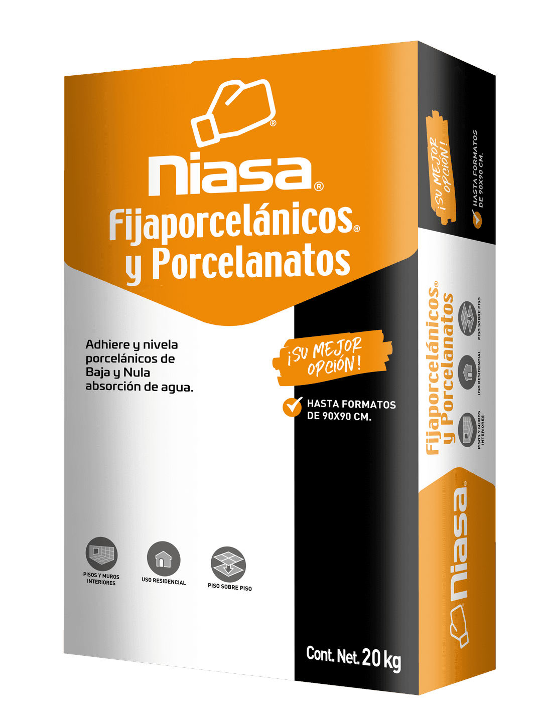 Fijaporcelanico Gris Niasa 20 Kg