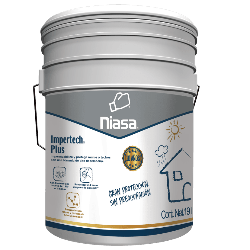 Imperniasa Plus Blanco 10 anos Niasa 19 Lts