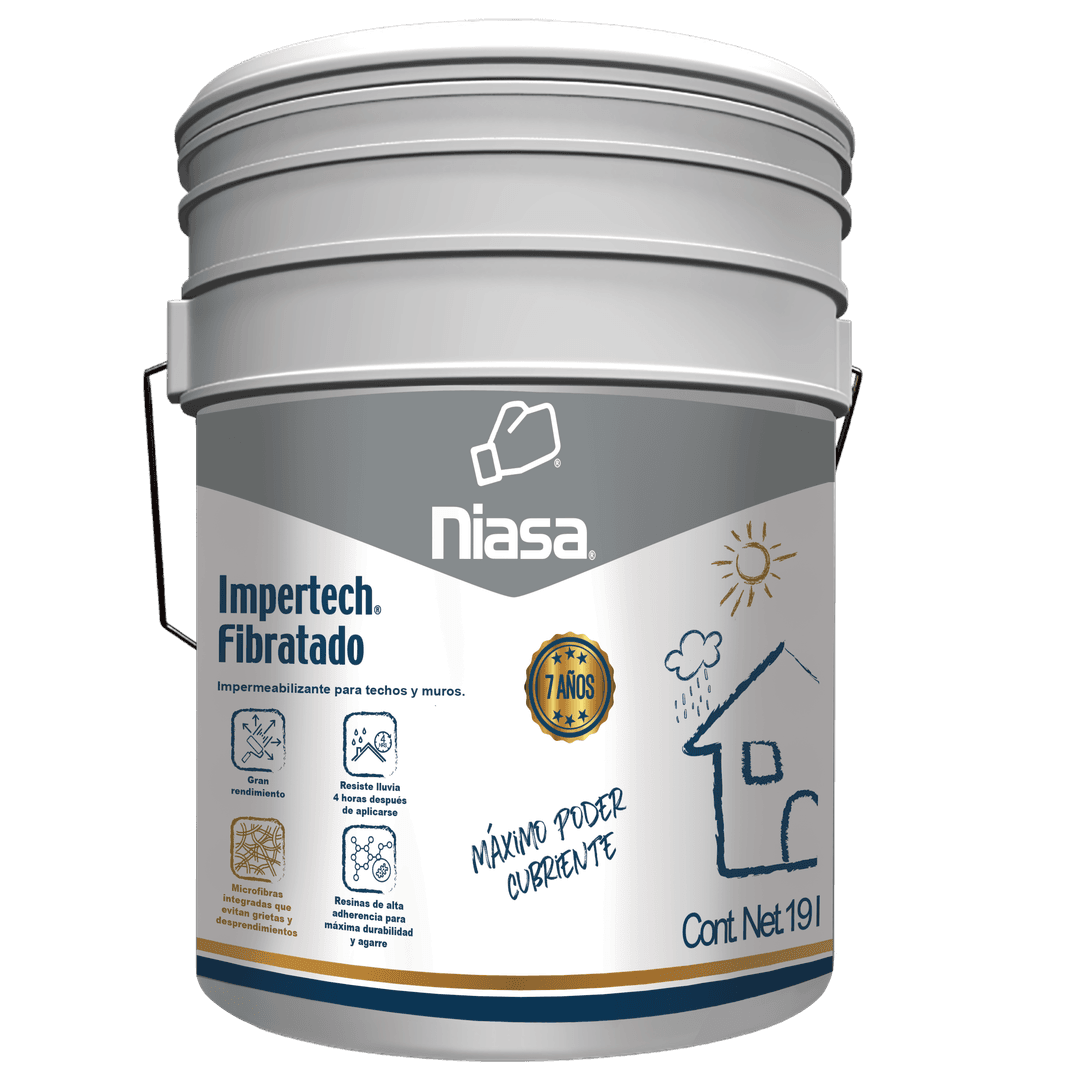 Impertech 7 anos Rojo Fibratado Niasa 19 Lts