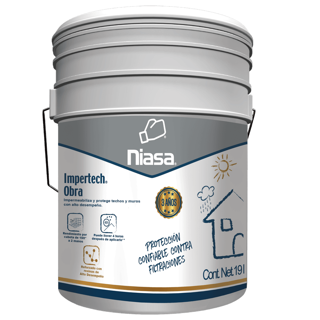 Impertech Obra 3 anos Blanco Niasa 19 Lts