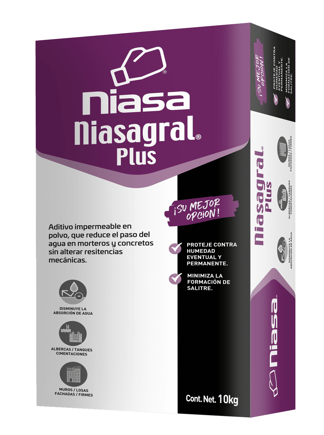 Niasagral Plastico 10 Kg Niasa 10 Kg
