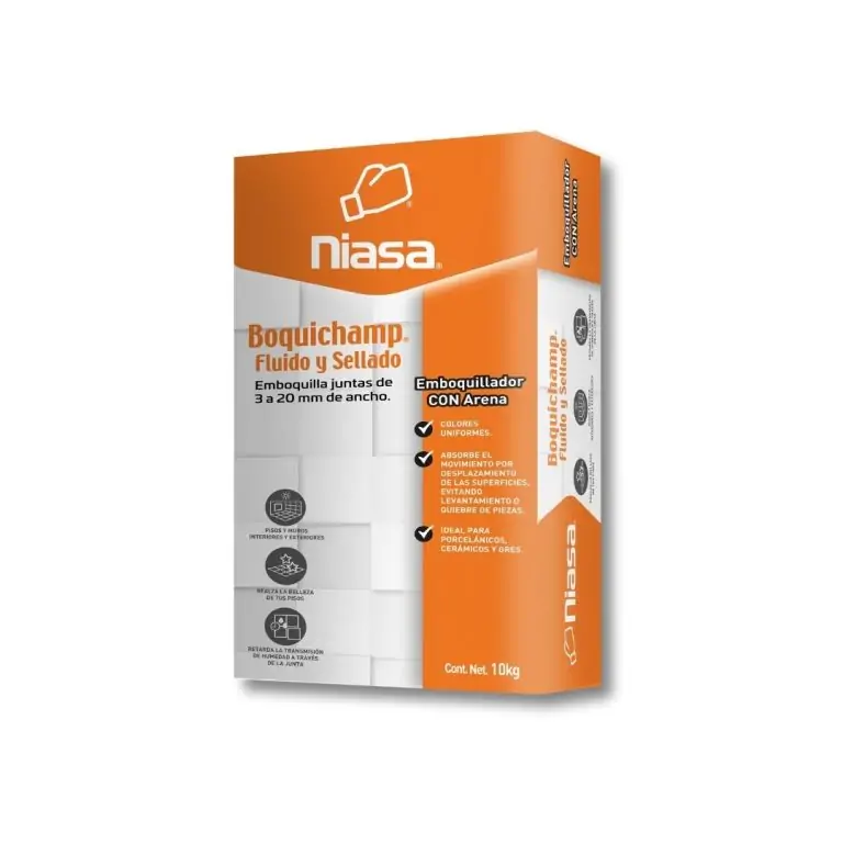 Boquichamp Fluido y Sellado Niasa 10 Kg