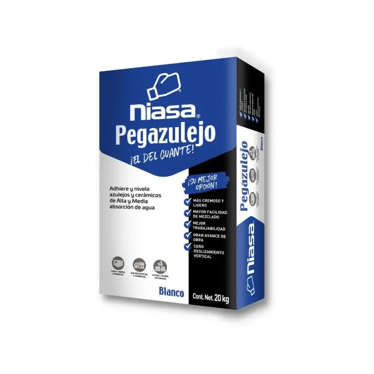 Pegazulejo Blanco Niasa 20 Kg