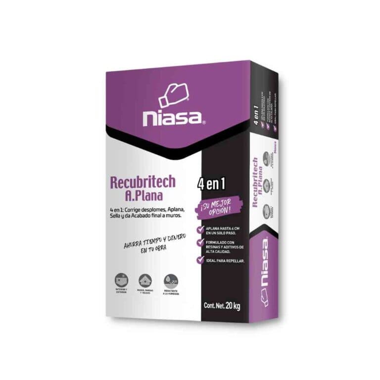 Recubritech A.Plana (Mortero 4 en 1) Niasa 20 Kg